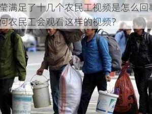 婉莹满足了十几个农民工视频是怎么回事？为何农民工会观看这样的视频？