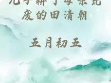 儿耕妈荒废的田(儿子耕种母亲荒废的农田，是孝顺还是无奈？)