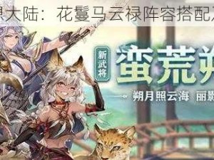 三国志幻想大陆：花鬘马云禄阵容搭配及玩法攻略