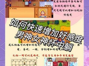 《星露谷物语结婚后，提升好感度秘籍》