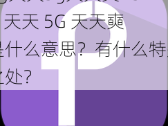 5g天天5g天天奭—5G 天天 5G 天天奭是什么意思？有什么特别之处？