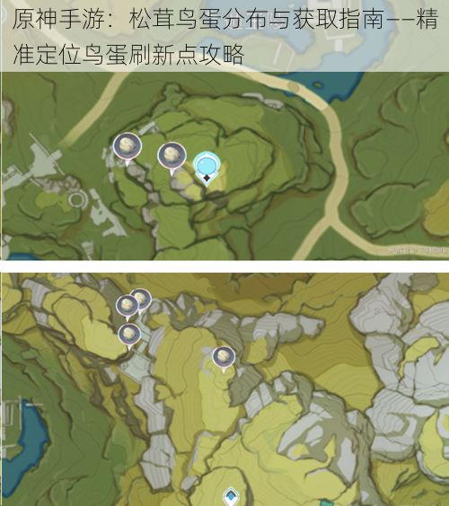 原神手游:松茸鸟蛋分布与获取指南——精准定位鸟蛋刷新点攻略