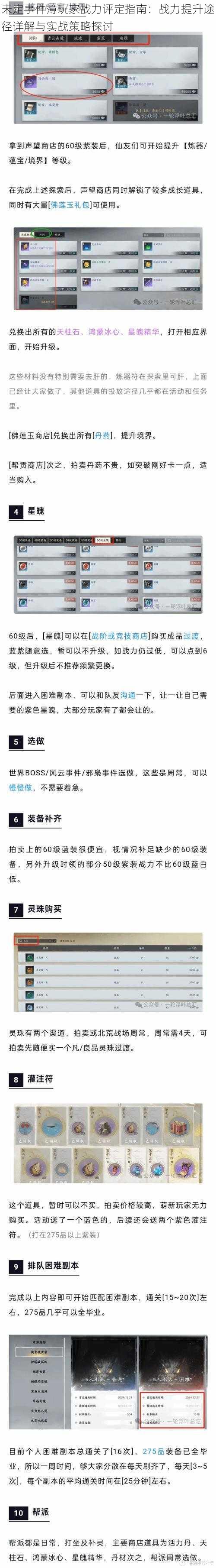 未定事件簿玩家战力评定指南：战力提升途径详解与实战策略探讨