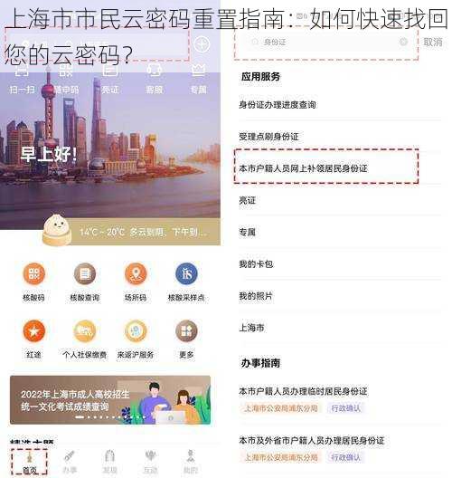 上海市市民云密码重置指南：如何快速找回您的云密码？