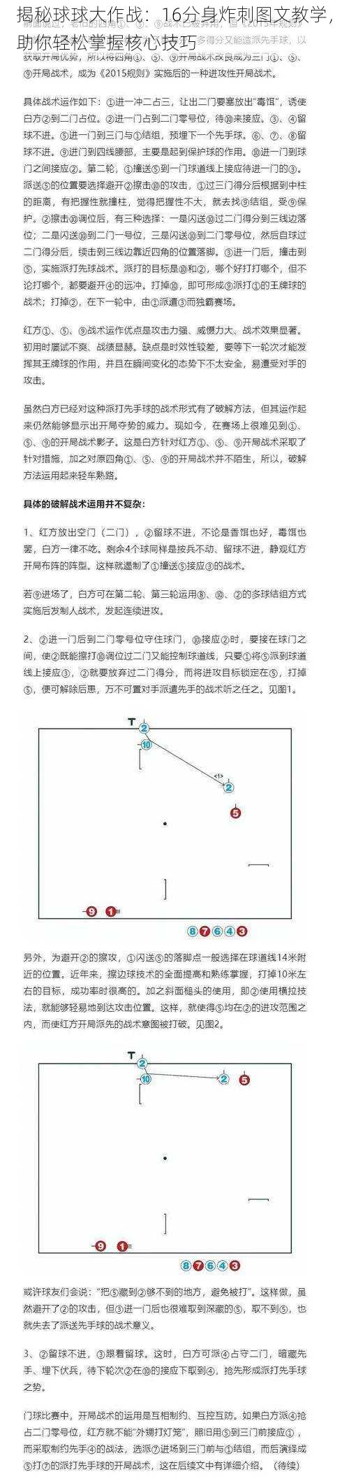 揭秘球球大作战：16分身炸刺图文教学，助你轻松掌握核心技巧