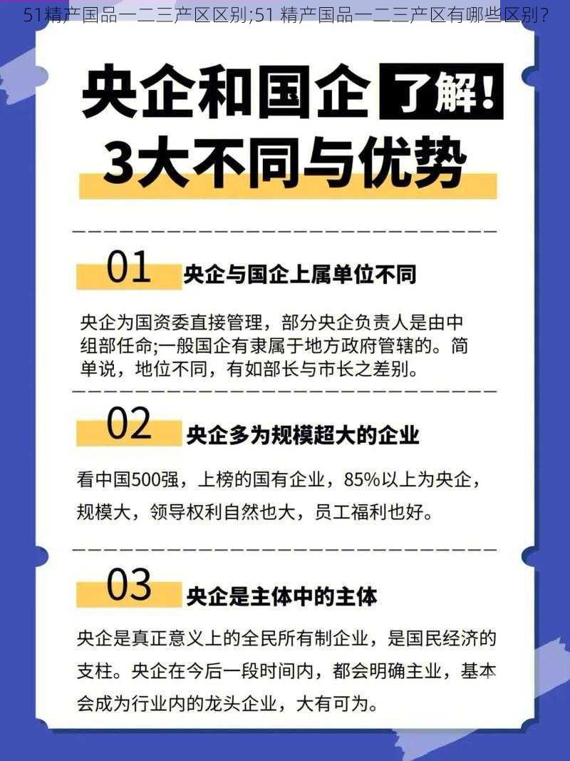 51精产国品一二三产区区别;51 精产国品一二三产区有哪些区别？