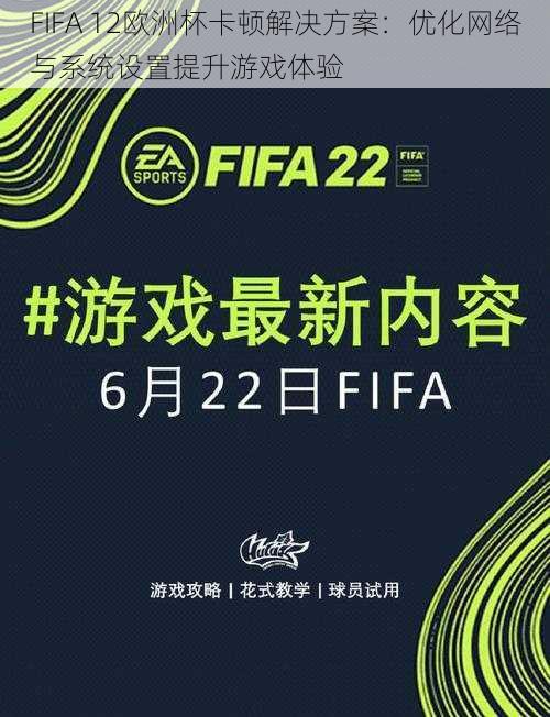 FIFA 12欧洲杯卡顿解决方案：优化网络与系统设置提升游戏体验