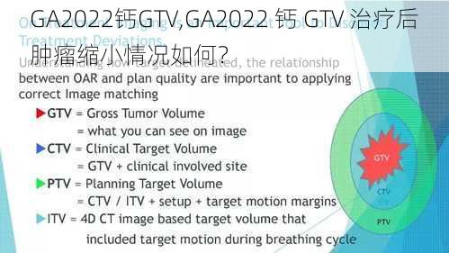 GA2022钙GTV,GA2022 钙 GTV 治疗后肿瘤缩小情况如何？