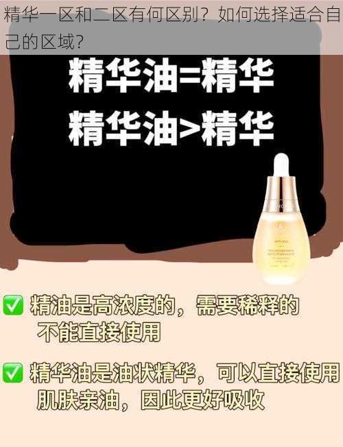 精华一区和二区有何区别？如何选择适合自己的区域？