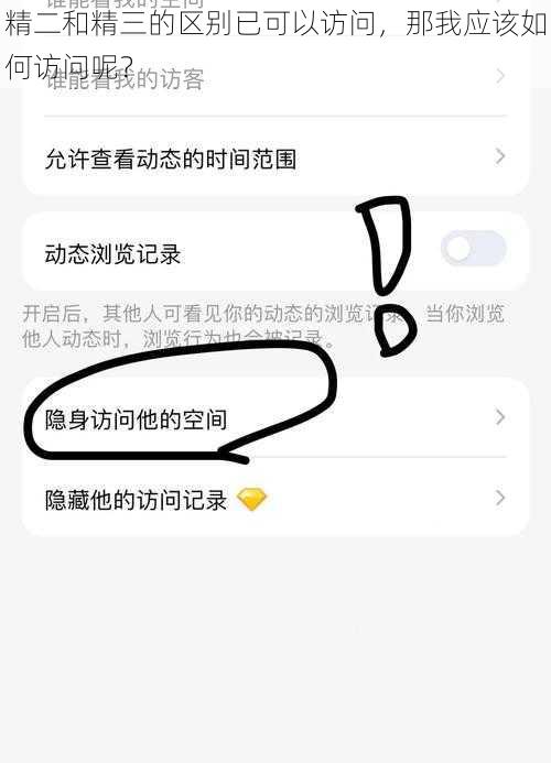 精二和精三的区别已可以访问，那我应该如何访问呢？