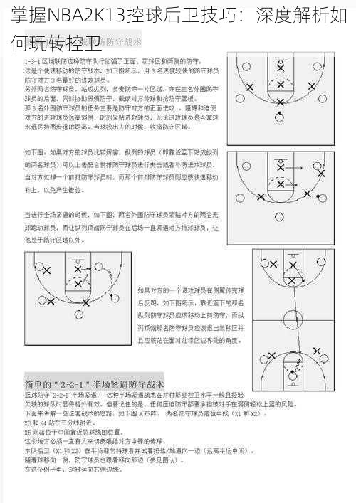 掌握NBA2K13控球后卫技巧：深度解析如何玩转控卫