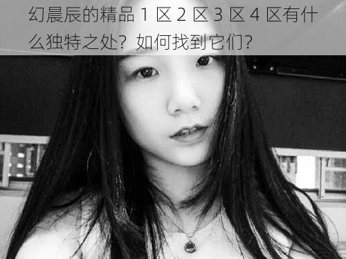 幻晨辰的精品 1 区 2 区 3 区 4 区有什么独特之处？如何找到它们？