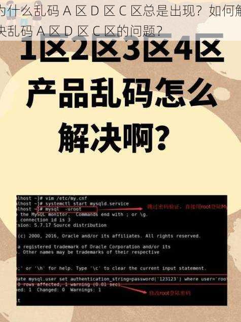 为什么乱码 A 区 D 区 C 区总是出现？如何解决乱码 A 区 D 区 C 区的问题？