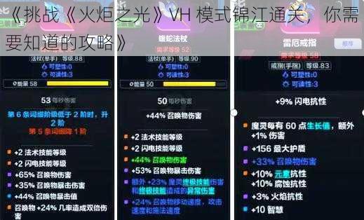 《挑战《火炬之光》VH 模式锦江通关，你需要知道的攻略》