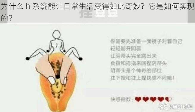 为什么 h 系统能让日常生活变得如此奇妙？它是如何实现的？