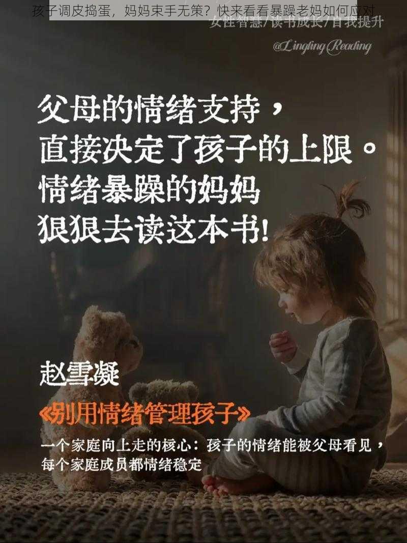 孩子调皮捣蛋，妈妈束手无策？快来看看暴躁老妈如何应对