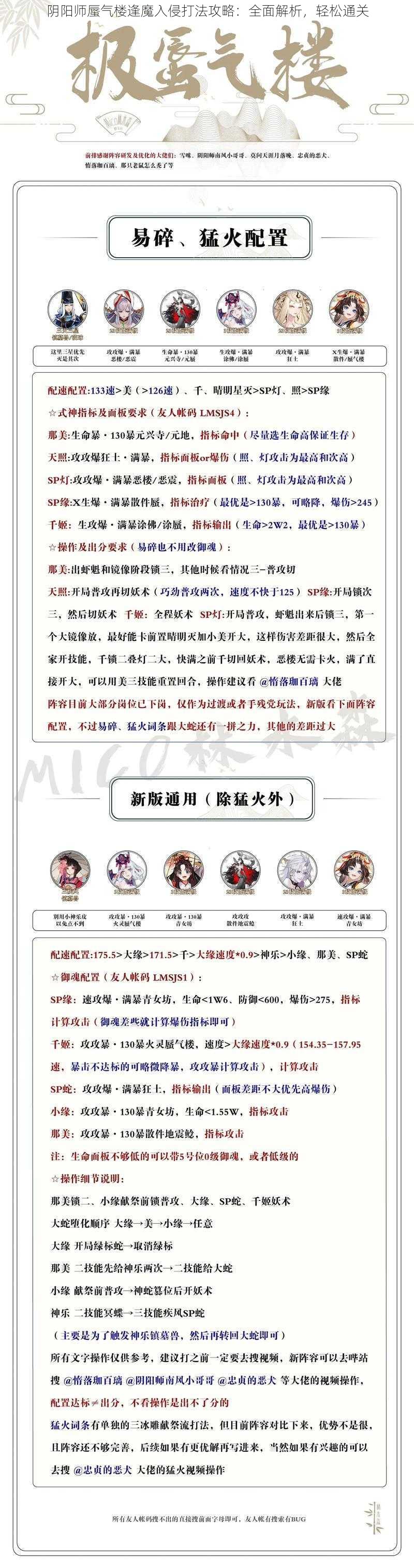 阴阳师蜃气楼逢魔入侵打法攻略：全面解析，轻松通关