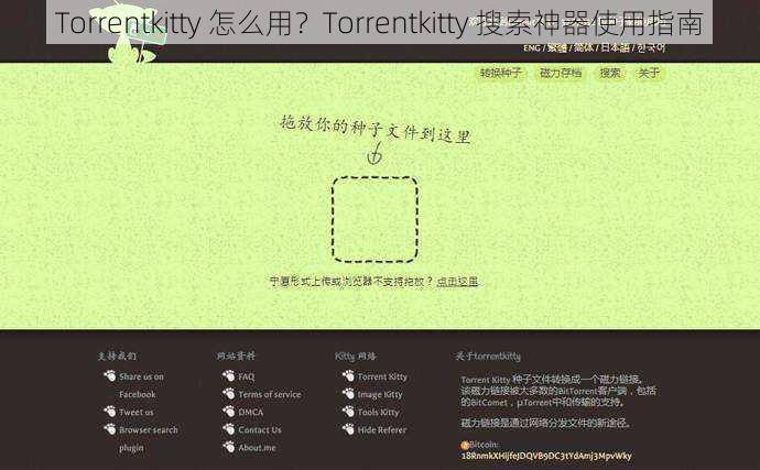 Torrentkitty 怎么用？Torrentkitty 搜索神器使用指南