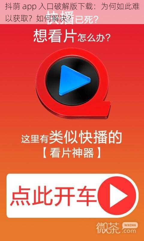 抖荫 app 入口破解版下载：为何如此难以获取？如何解决？