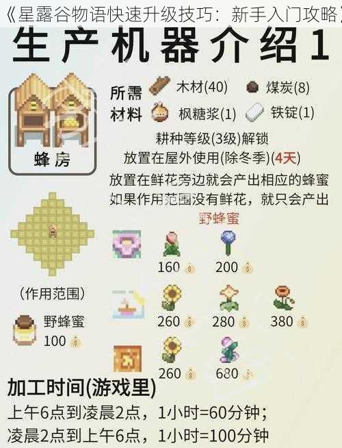 《星露谷物语快速升级技巧：新手入门攻略》