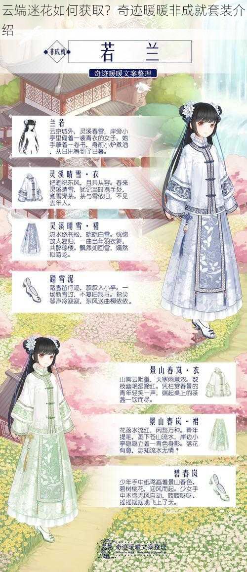 云端迷花如何获取？奇迹暖暖非成就套装介绍